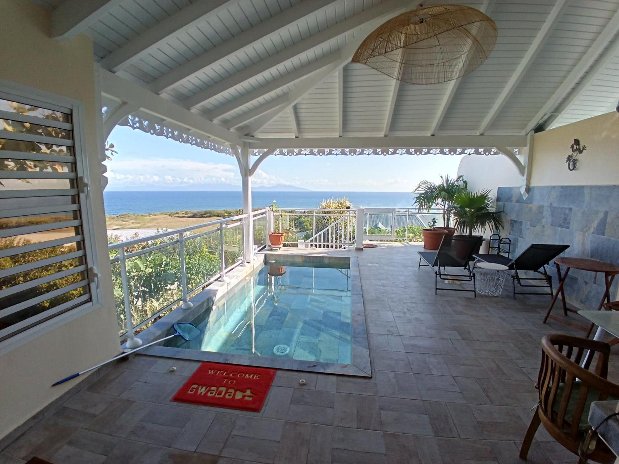 Aux Colibris Amoureux : Loft De Standing Avec Vue Mer Grand-Bourg  Exterior photo