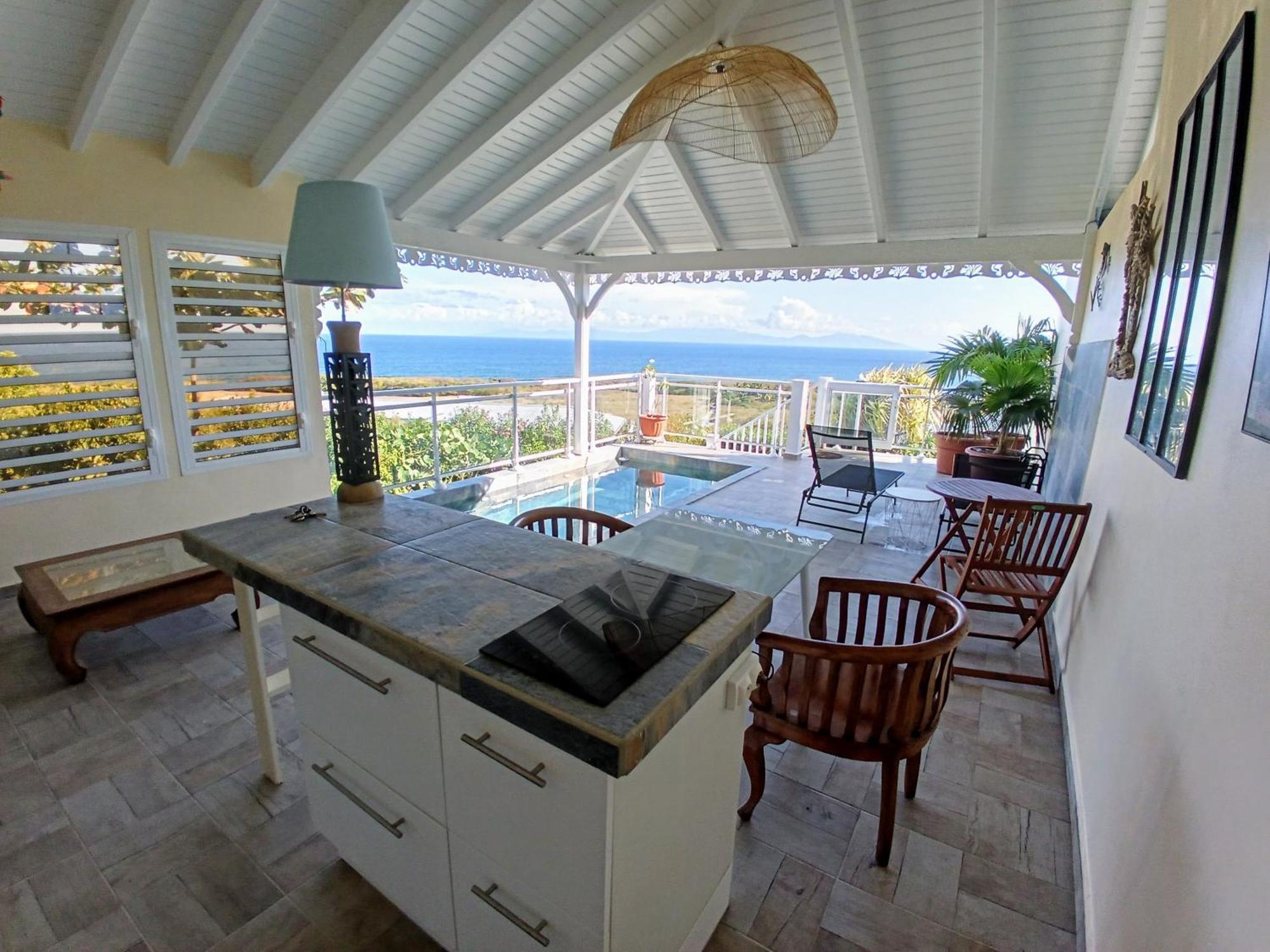 Aux Colibris Amoureux : Loft De Standing Avec Vue Mer Grand-Bourg  Exterior photo